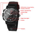 HD 720p WiFi P2p IP Watch Camera Mini Hidden Watch Cam with LED